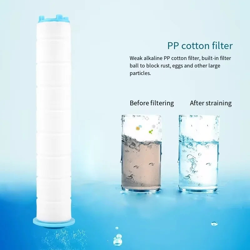 10-40pcs Shower Head Replacement PP Cotton Filter Water Purification Bathroom Accessories for Universal Shower Water Cleaning