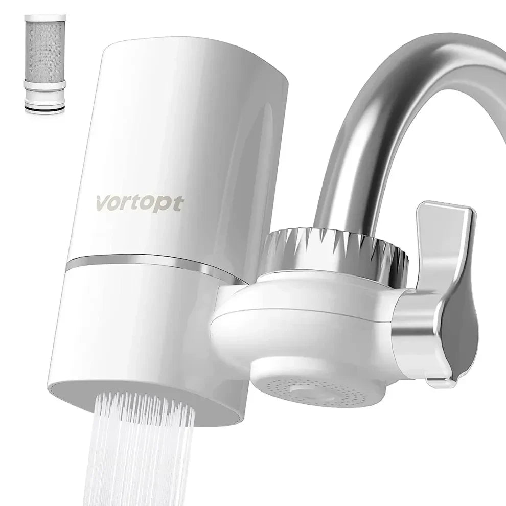 Vortopt Faucet Water Filter Purifier for Kitchen Home Filtro Drinking Filtration System 400 Gallons CEC Mount Tap 0.5 GPM 5stage